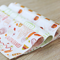 Grilled Leshi burger paper 900 pieces chicken roll sandwich wrapping paper rice ball tray paper disposable coated paper
