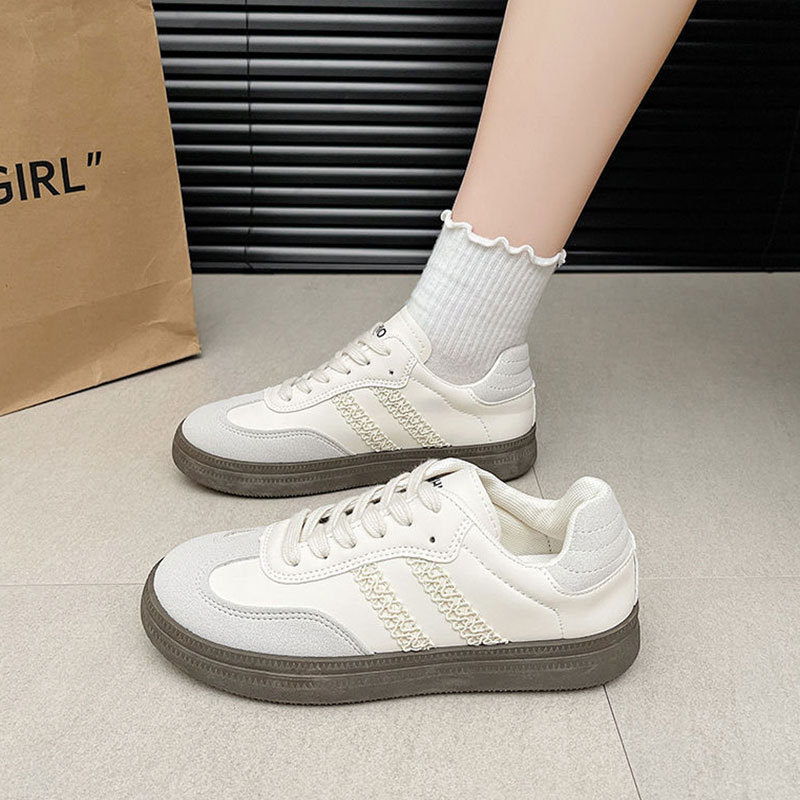 INL plata zapatos de entrenamiento de mujeres 2026 nuevo otoño transpirable Gump zapatos de skate casual universal deportivo de mujer