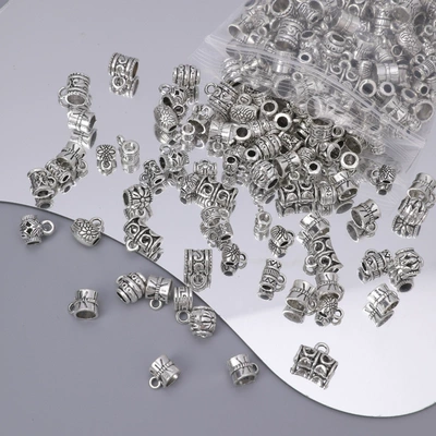 Xizang silver mixed diy torus Zərgərlik ara hissələri - mixed-metal-buckles