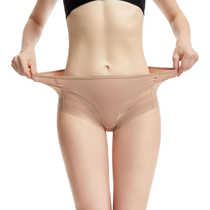 クロスボーダーの中で腰のセクシーなネットの糸の氷の糸の無痕の三角のズボンの女性は腰を束ねてお尻を持ち上げて高く弾きます。|undefined