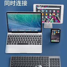 无线键盘鼠标套装蓝牙小型平板笔记本电脑MacBookpro静音充电mini