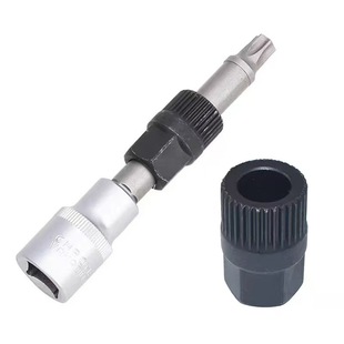 Special disassembly and assembly tool for one-way pulley of automobile generator T50 sleeve head 33 teeth 1/2 drive head sleeve