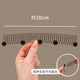 Black small gravel hair comb (about 20cm)#