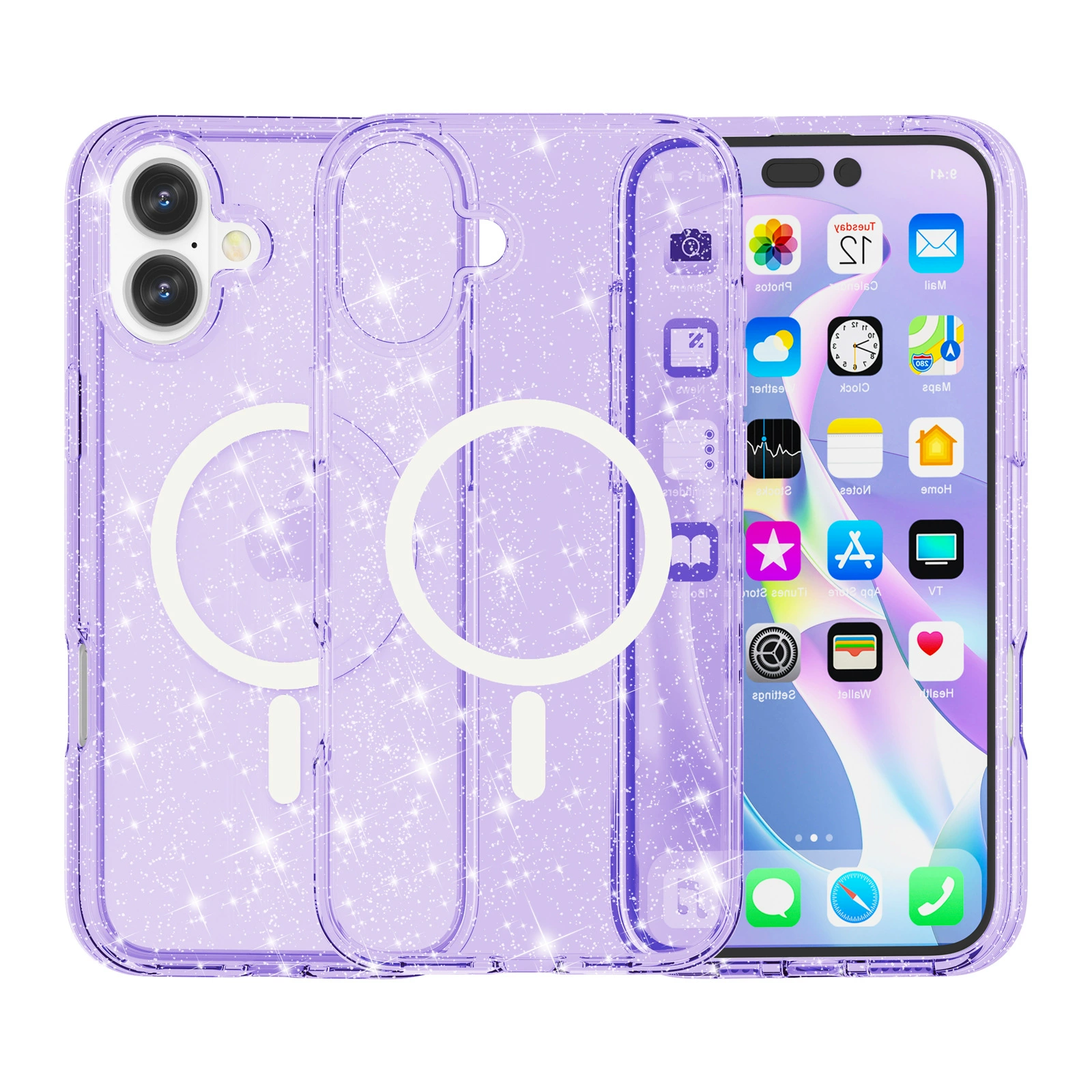 Чехол совместимый с Apple iPhone 16, 16plus, fall protection