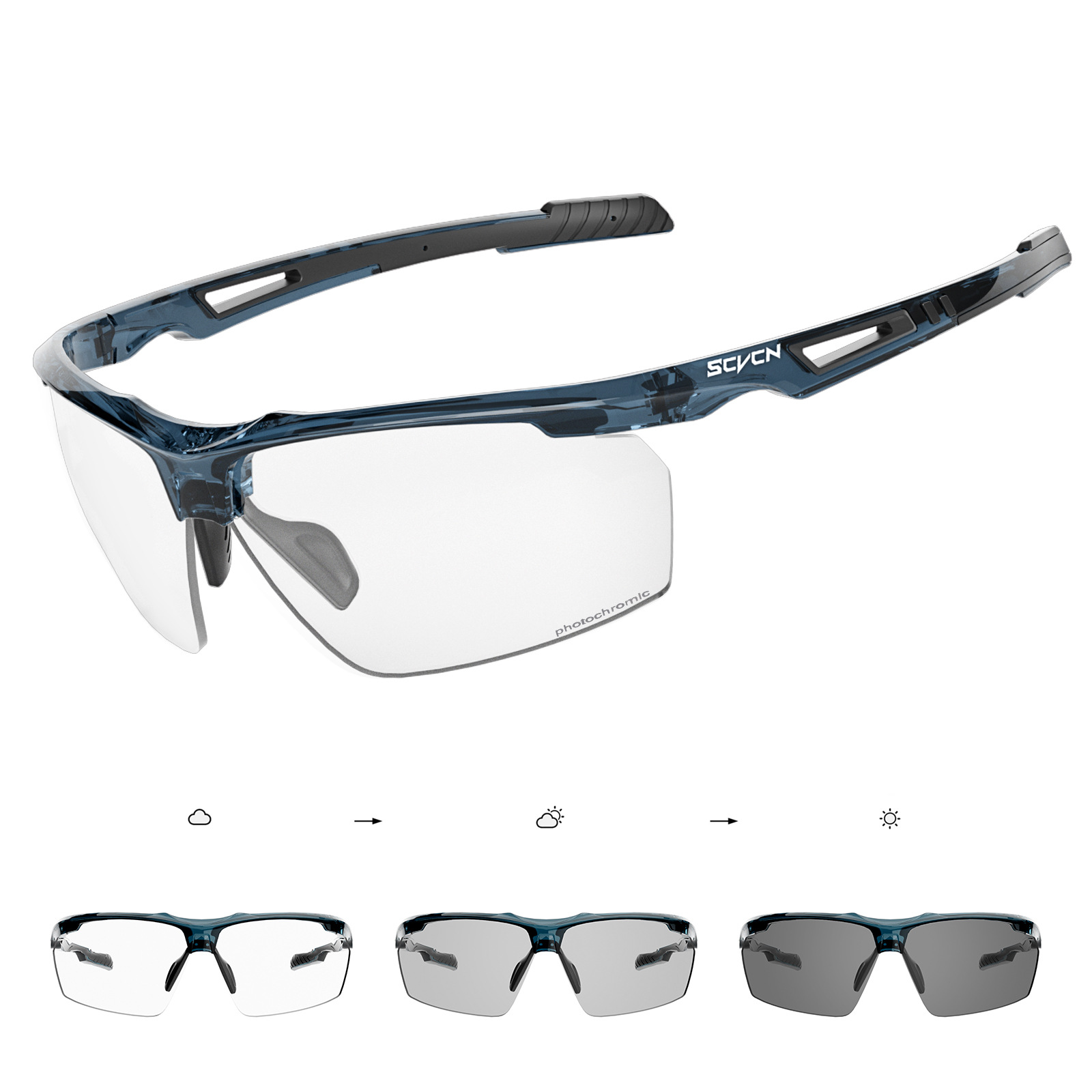 Gafas Polarizadas Deportivas TR90 con Protección UV para Ciclismo y Pesca
