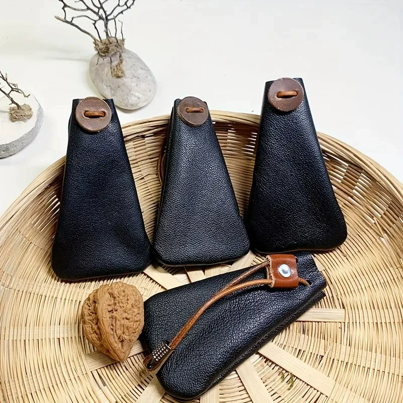 Трансграничная ретро-сумка для хранения культурных ценностей ручной работы, пылезащитная кожаная сумка для хранения, портативная выдвижная сумка для хранения мелких предметов