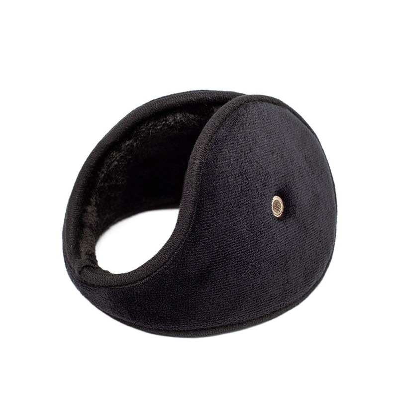 Men's Winter Warm Earmuffs, Cold-Proof Ear Covers, Fleece-Lined and Thickened, with Sound Amplification Holes, Stylish for Cycling