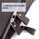 170 coffee first layer cowhide silver buckle