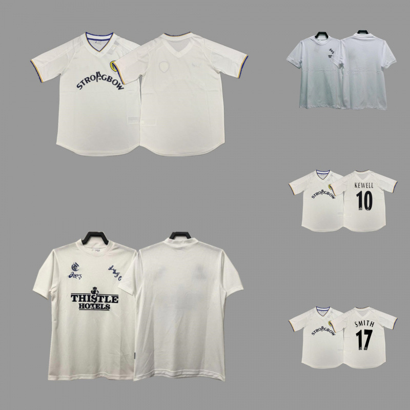 Leeds L Vintage Jersey Football Jersey Classic Nostalgia Cowell Smith Jersey Match Training Dress Short Sleeve Leeds L Vintage Jersey Football Jersey Classic Nostalgia Cowell Smith Jersey Match Training Dress Short Sleeve