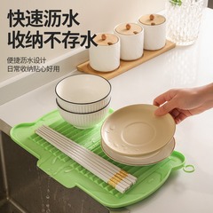 排水マットはカウンタートップマットを掛けることができます家庭用キッチン火傷防止マット断熱マット食器滑り止め固定マットコースターボウルマット