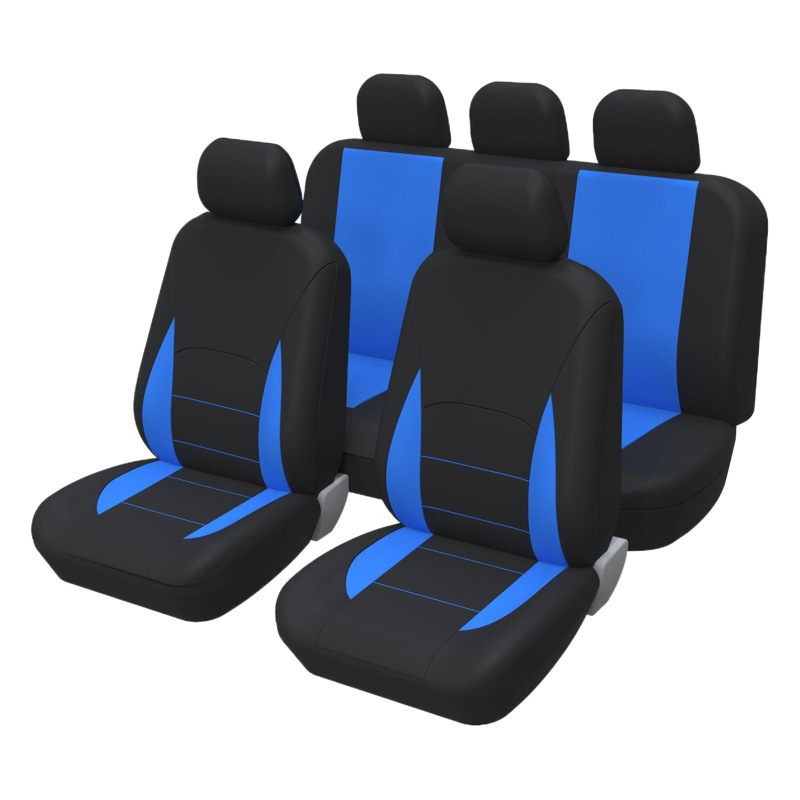 Cubierta de asiento de coche cuatro estaciones cubierta de asiento universal de celebridad de Internet Comercio exterior transfronterizo nueva cubierta de asiento de poliéster ecológico al por mayor image 1