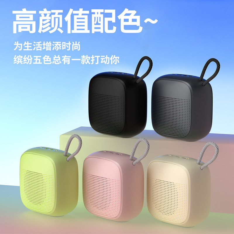 BT60 Bluetooth スピーカー屋外ポータブルマカロンマルチカラー音声ブロードキャスト超長バッテリー寿命大音量|undefined