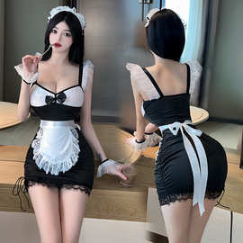 林林婷情趣内衣文胸性感女仆诱惑制服约会套装免脱睡衣激情2758
