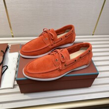 欧洲站外贸男鞋新款真皮一脚蹬懒人鞋子男士休闲百搭乐福鞋潮皮鞋