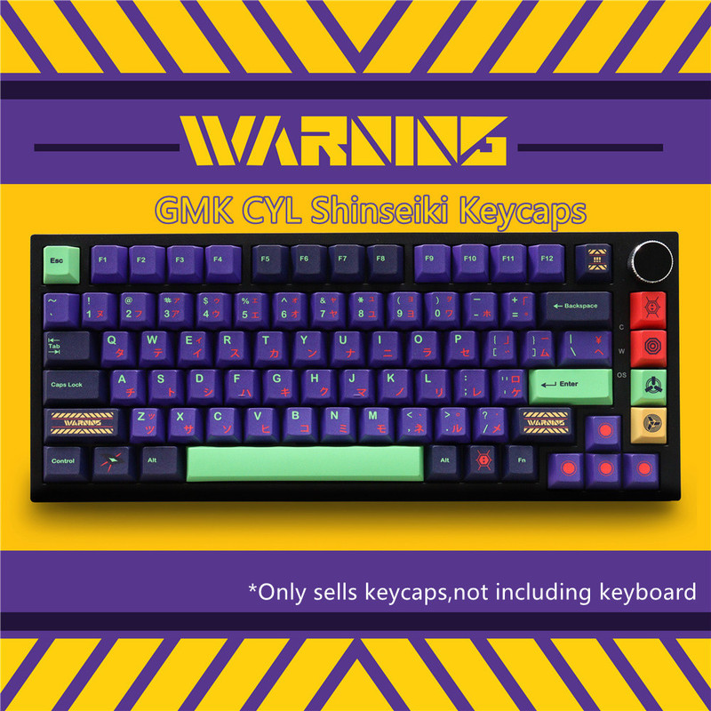 GMK CYL Shinseiki Keycap Full Set PBT Five-sided Thermal Sublimation Original Highly Mechanical Keyboard Cap GMK CYL Shinseiki Keycap Full Set PBT Five-sided Thermal Sublimation Original Highly Mechanical Keyboard Cap