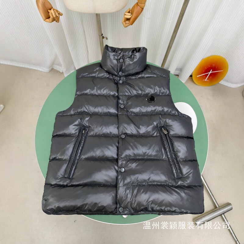 2026 Moncler 21Fw Tibb Classic down Vest Tib Stand Collar Flat Logo Vest Wholesale
