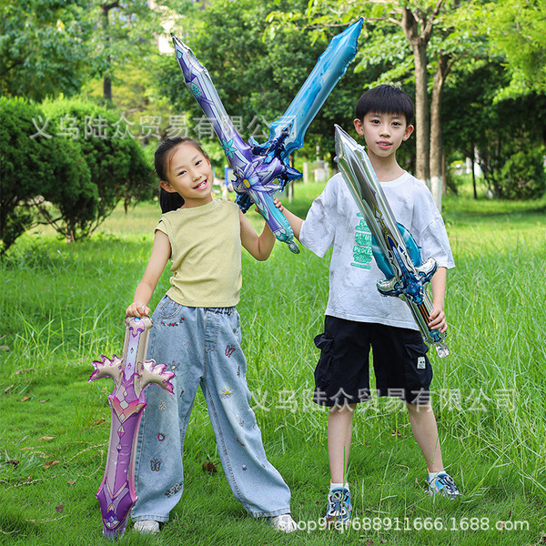 Big inflatable sword