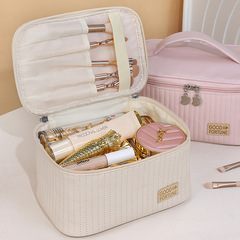 奶油蛋糕化妝包新款大容量便攜韓版旅行化妝品收納包簡約洗漱包女