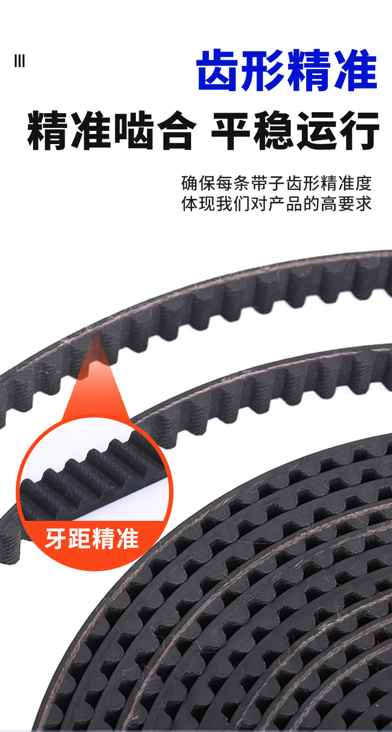 S8M Open Synchronous Belt Automatic Door Drive Belt Automatic Door Belt Neoprene Synchronous Belt