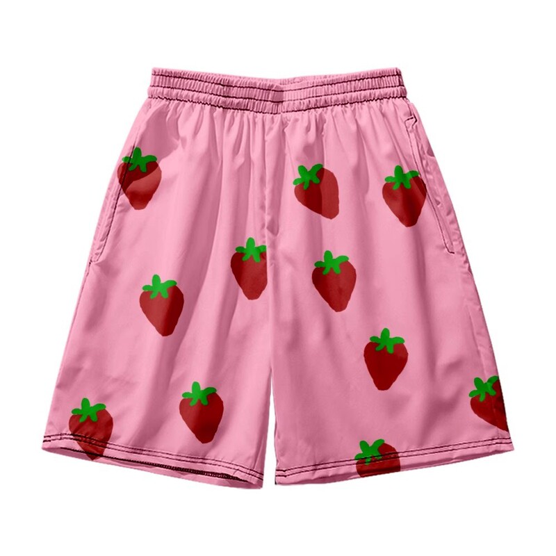 Handsome Patrick Star Style Shorts Men's Pajama Pants Women's Crayon Shin-Chan Casual Pants Couple Line Puppy Knee-Length Shorts