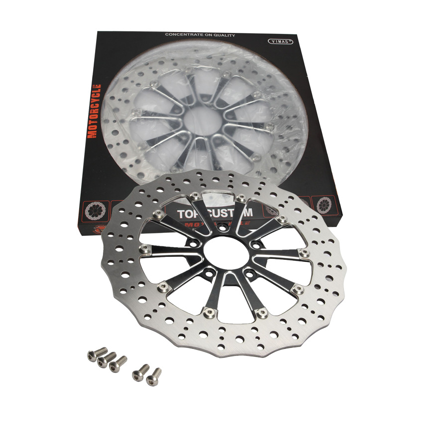 Source factory wholesale 11.8inch front brake disc floating type suitable for Harley Davidson motorcycle modification