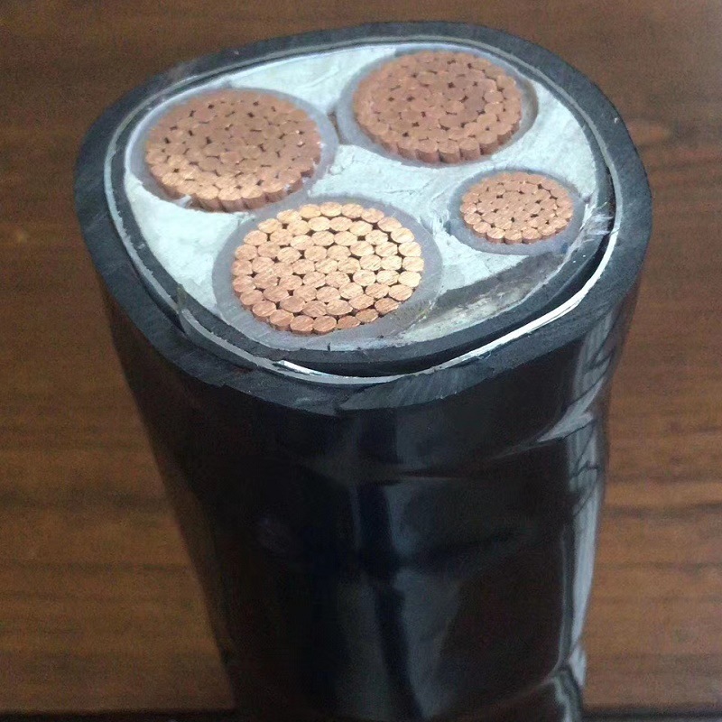 电力电缆厂家YJV22铠装电缆4芯240 300 400平方3+1地埋铜芯电缆线