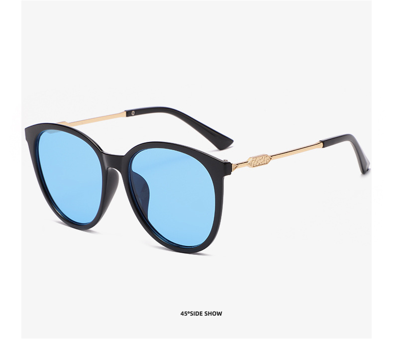 45g Weight Full Frame Glasses Structure Sunglasses Classification PC, UV400 Protection Lens Material Oval Frame Glasses Style Travel, Fishing Occasion Oval Pattern Unisex Gender IG Style, Casual Style IG Style Casual Oval PC UV400 Protection Oval Frame Full Frame Women's Sunglasses 8