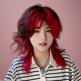 假发长卷发;假发马尾;长直发假发