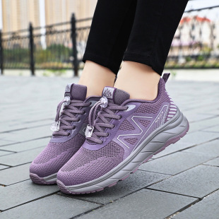 Spring and Summer Mesh Sports Shoes for the Elderly, Casual Shoes, Fashionable Women's Shoes, Mother's Shoes, Middle-Aged and Elderly Walking Shoes, Loose Dad Shoes