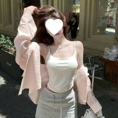粉色长袖衬衫女2025夏季新款韩系慵懒风宽松百搭薄款防晒衣外套