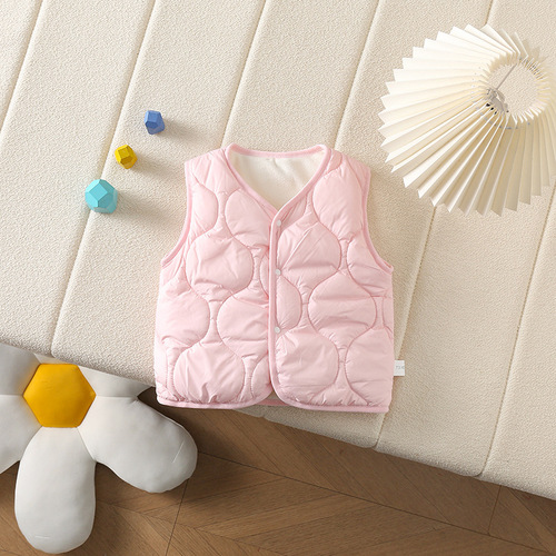 Baby Winter Windproof Vest for Boys and Girls, Thickened & Warm, Large Gourd-Shape Windproof Waistcoat—Perfect for Outwear