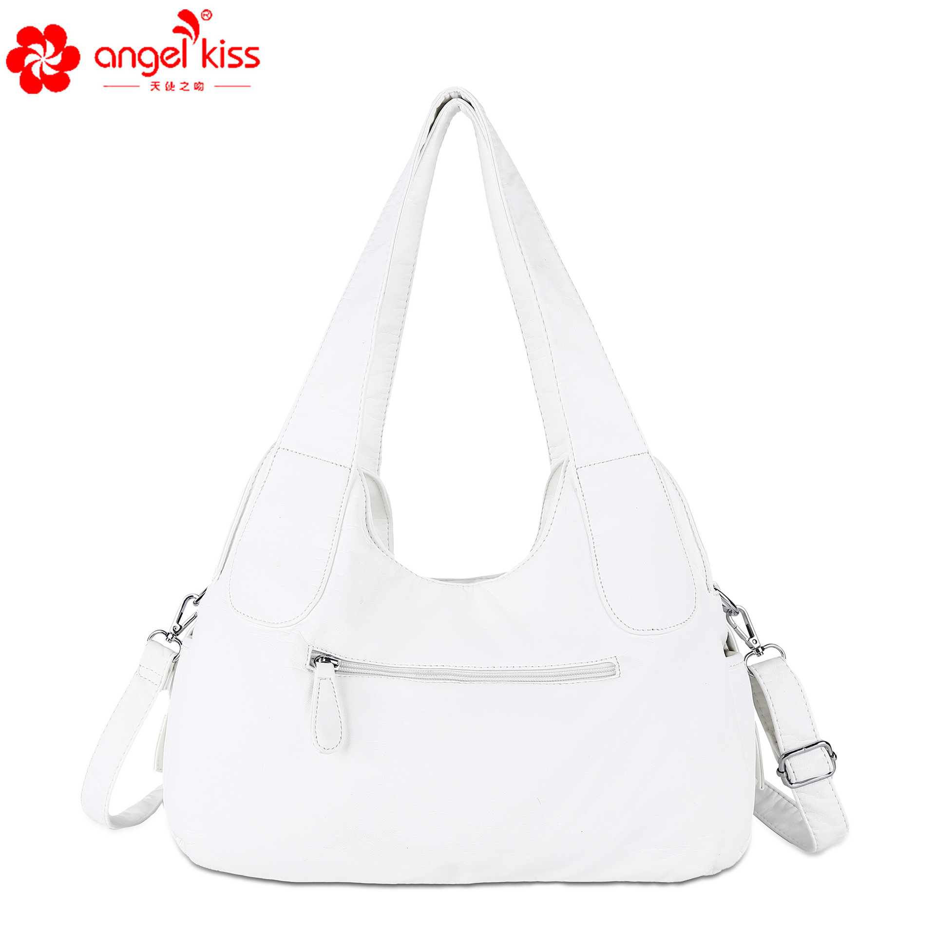 Bolso de hombro de mujer, gran capacidad, estilo europeo y americano, mensajero portátil, al por mayor