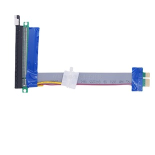 New graphics card extension cable PCI-E 1X to 16X adapter cable PCI-E 16X to 1X power supply upgrade version