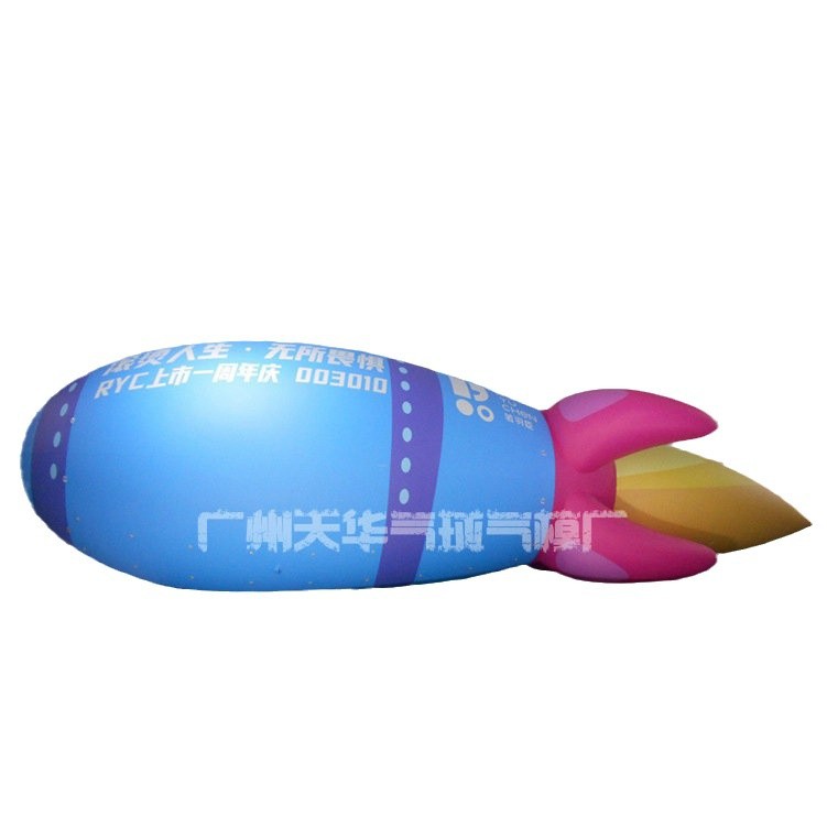 Inflable modelo fabricantes suministro de PVC cerrado de aire cohete ascensor aire flotante inflable modelo de publicidad ascensor globo de aire