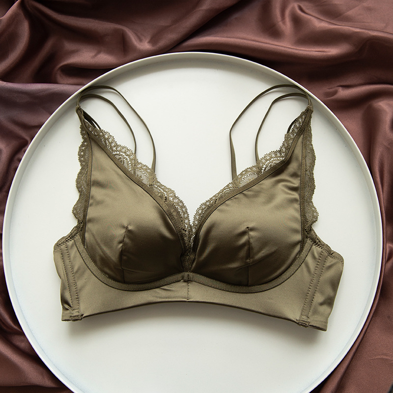 얇은 어깨 끈-황혼의 녹색