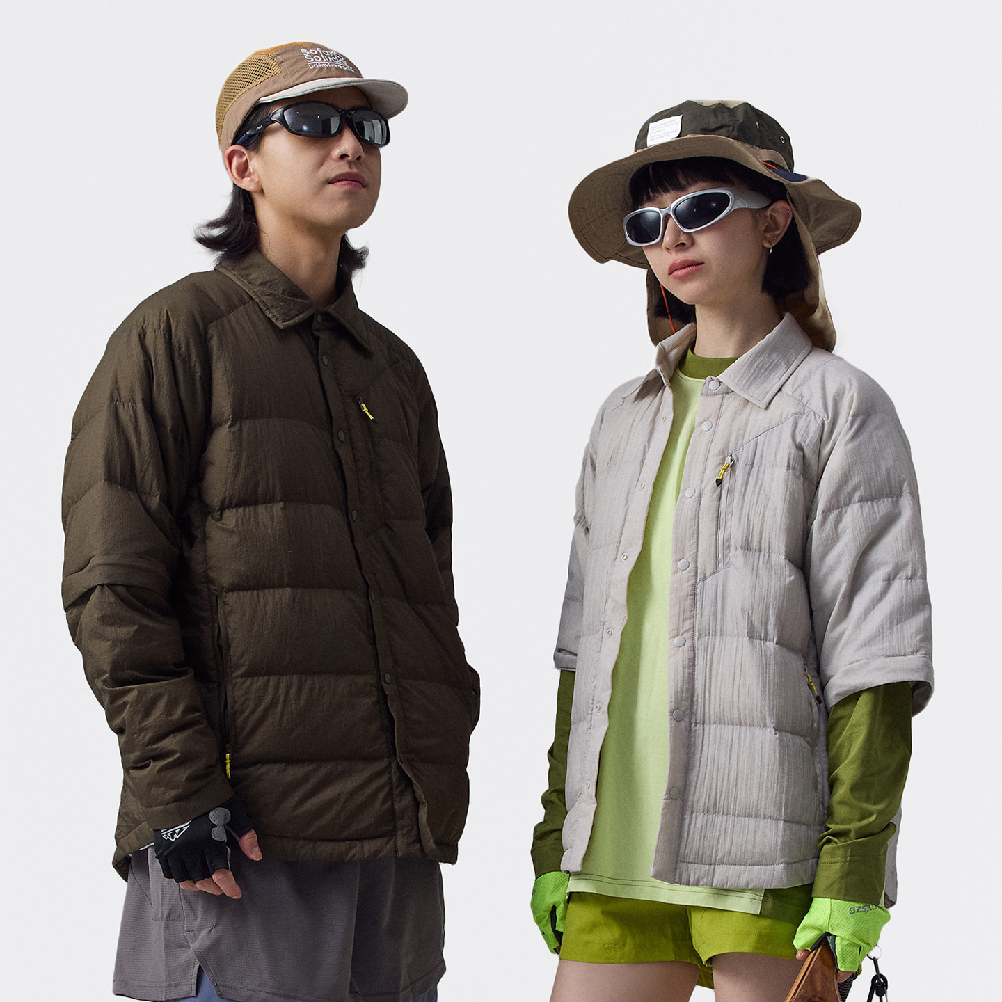 捷展严选|山系复古防泼水轻薄羽绒服25冬季新品可拆卸夹克外套男