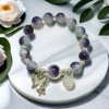 B41 Cold Purple Jade Broken Beads Futing Butterfly Bracelet