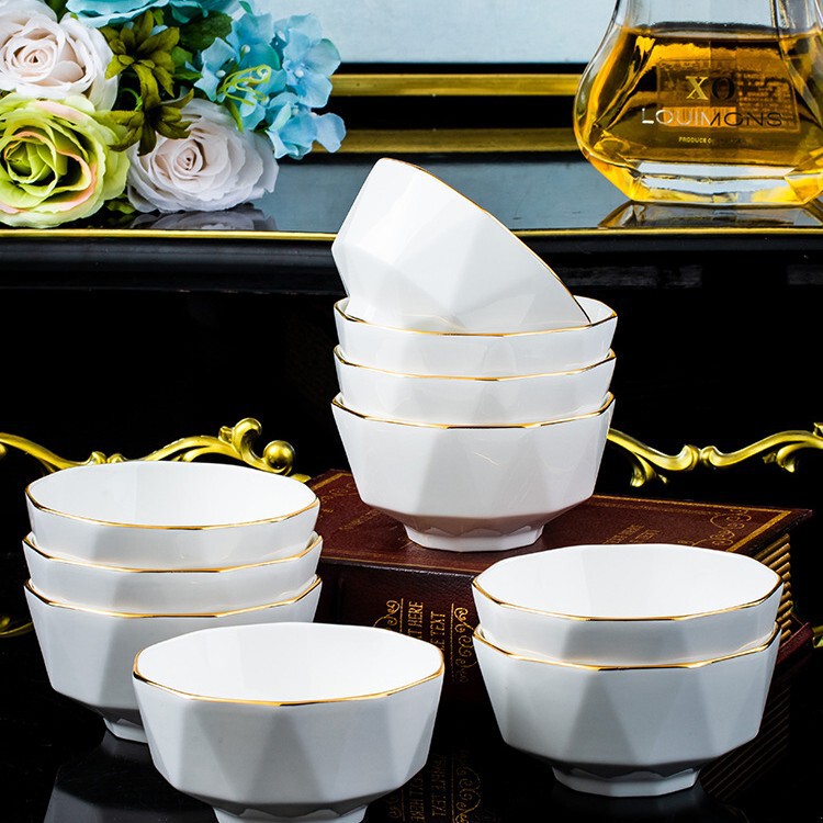 Underglaze Color Ceramic Bowl Household Tableware Set Rice Bowl Soup Bowl Instant Noodle Bowl Large Bowl Ramen Bowl Household New Style Underglaze Color Ceramic Bowl Household Tableware Set Rice Bowl Soup Bowl Instant Noodle Bowl Large Bowl Ramen Bowl Household New Style