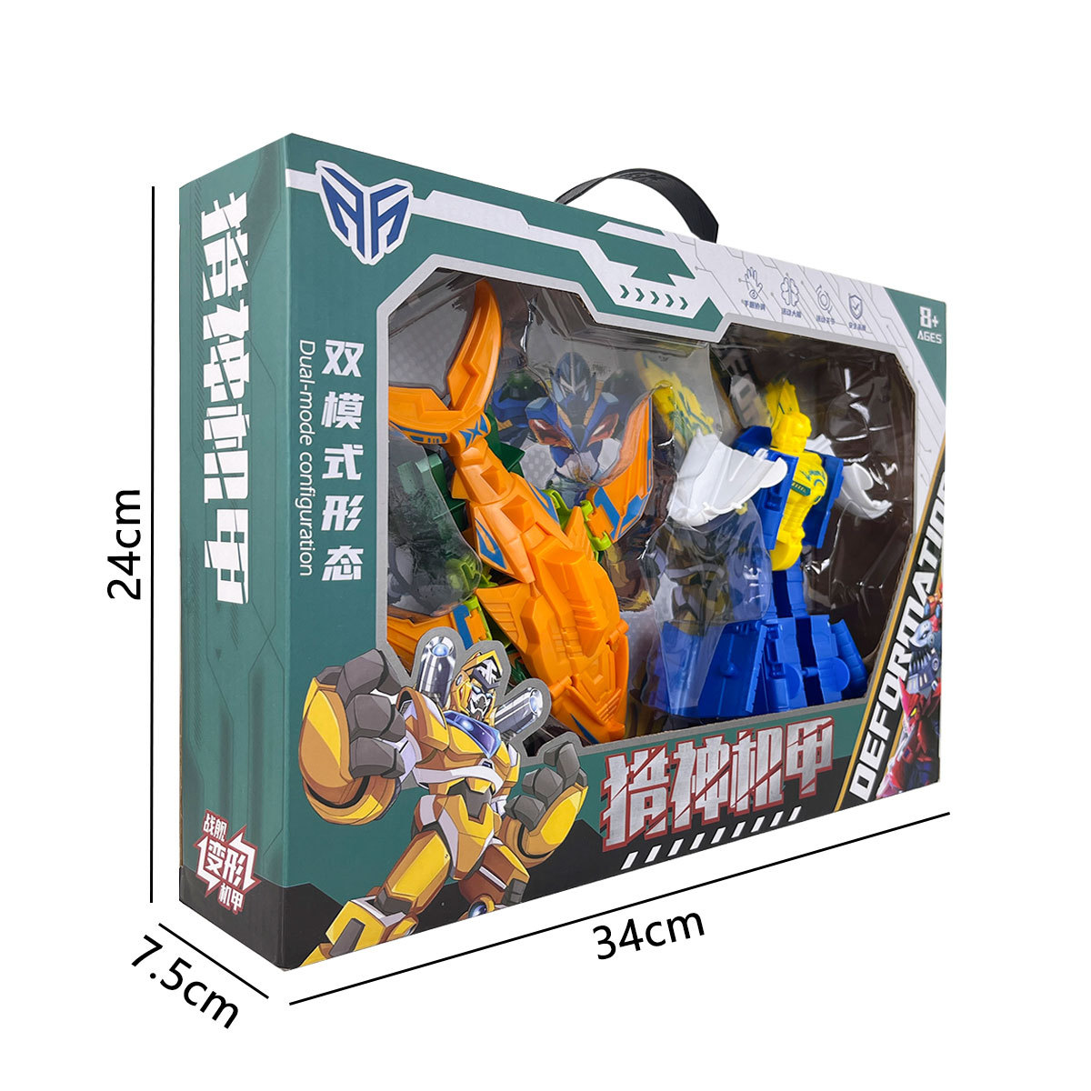 Juguetes para niños y niños de doble modo de deformación robot mecha set para puestos de jardín de infantes premios agencia mayorista