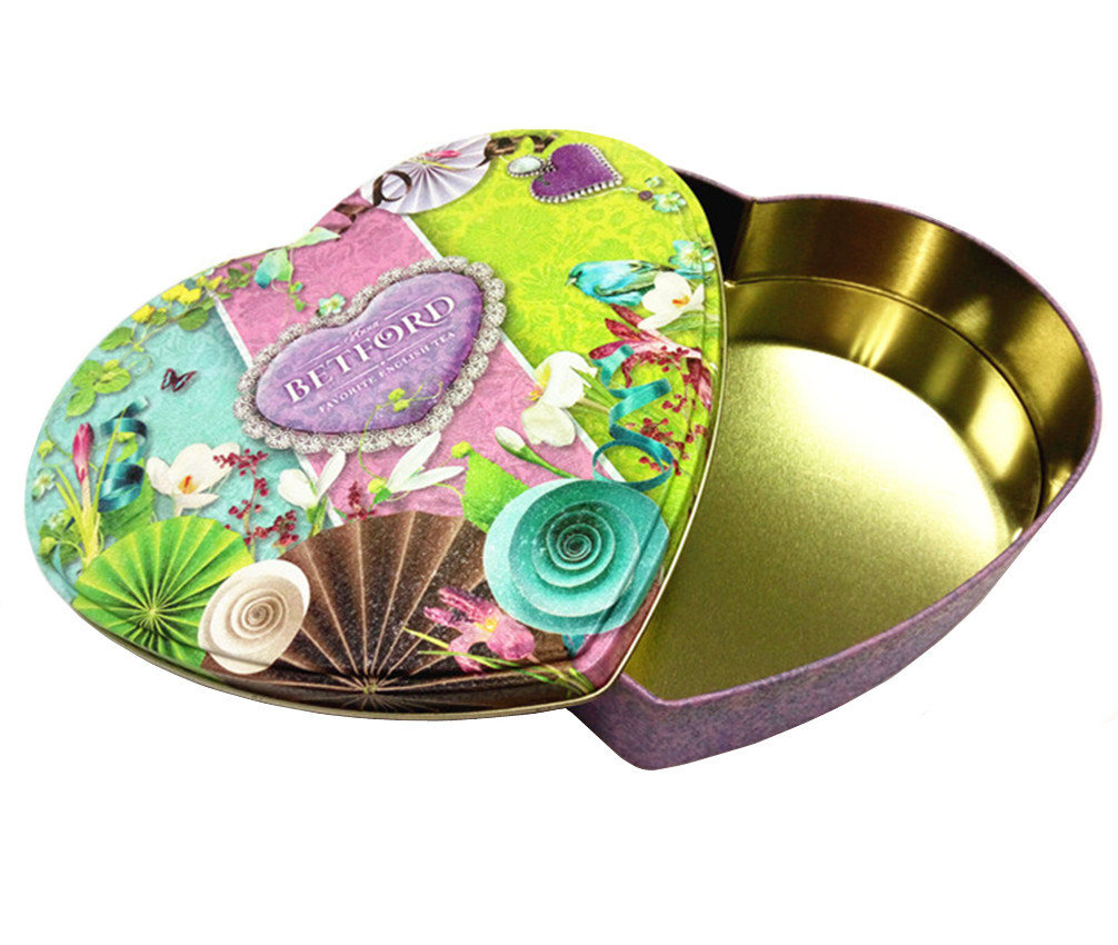 供应马口铁罐 铁盒 精美心型罐 礼品罐 包装罐 外包装 茶叶罐