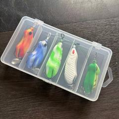 改裝雷蛙上揚血槽鈎雷蛙假盒裝雷蛙套裝魚餌青蛙魚餌打黑套裝