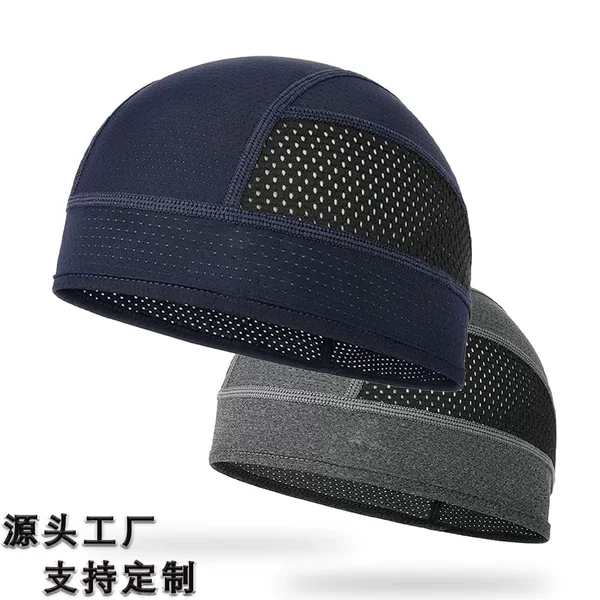 Summer Mesh Cap Riding Cap Bicycle Motorcycle Helmet Lining Sweat-absorbent Quick-drying Beanie Cap Amazon Explosion