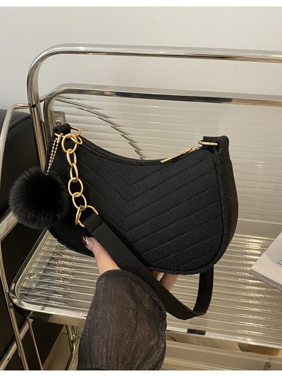 Winter fresh underarm bag, one-shoulder bag, western style