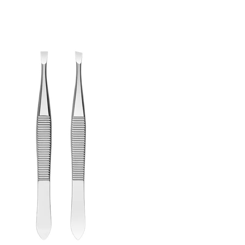 Stainless Steel Eyebrow Clip, Elbow Eyebrow Pliers, Eyebrow Clip, Eyebrow Trimmer, Small Tweezers, Nose Hair Pliers, Beard Plucking Tool, Flat Mouth