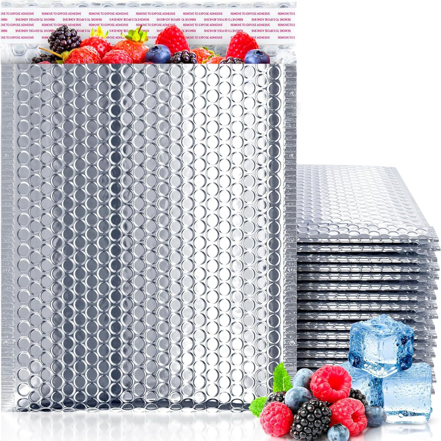 镀铝气泡快递袋 保温隔热防震遮光书本包装亚马逊商超热销品