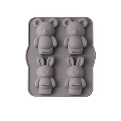 4 토끼 곰 실리콘