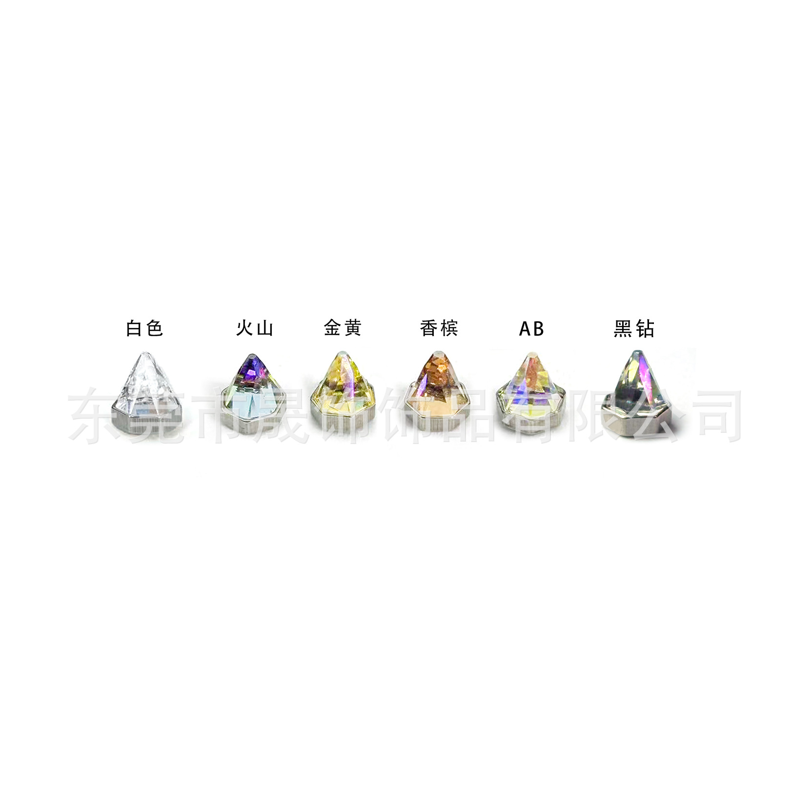 F136 Titanium 华子尖锥 Ear Stud 施华洛 Tragus 钉恶魔钉 G23 Implant Grade Titanium Labret Stud Piercing Jewelry