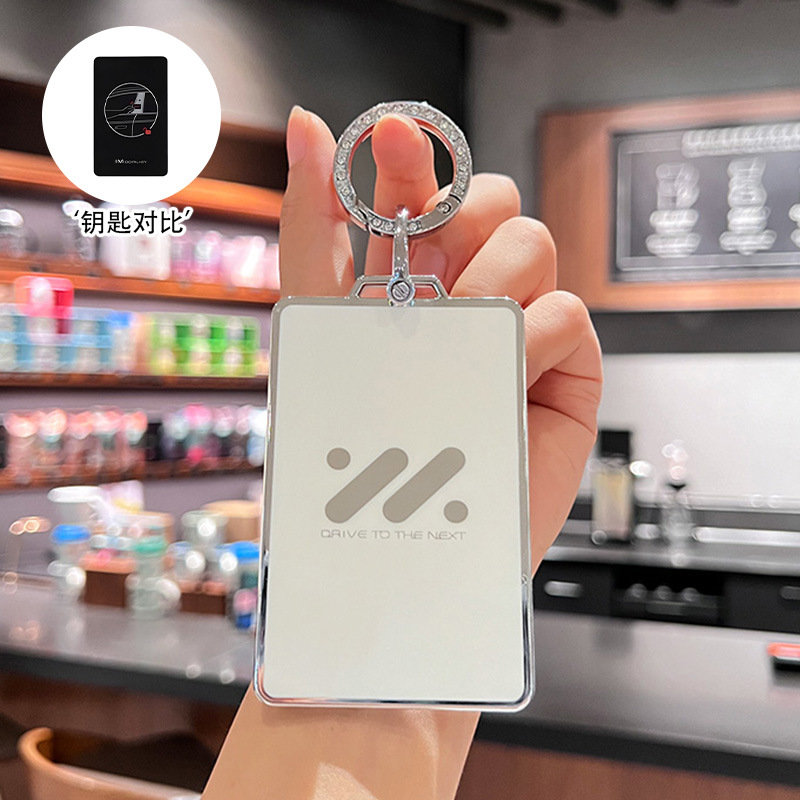 [아이보리 화이트] 싱글백 + 실버 다이아몬드 반지