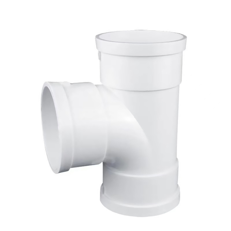 Suministro de Agua de PVC y drenaje multi-especificación tee PVC drenaje tee agua recta tee