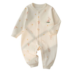 Baby Jumpsuit autumn cotton long-sleeved trousers newborn baby romper baby clothes cotton baby clothes autumn clothes